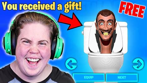 Gifting Him *NEW* Skibidi Toilet Skin in Fortnite! - YouTube