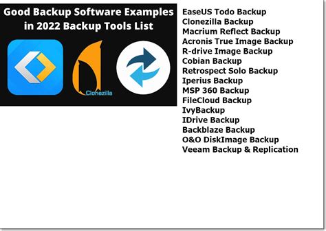 10+ Best Backup Software Examples in 2024 Backup Tools List - EaseUS