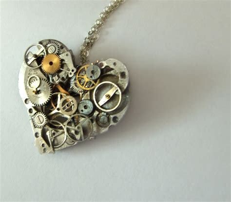 Steampunk Heart Necklace by FantasyDesigns1 on DeviantArt