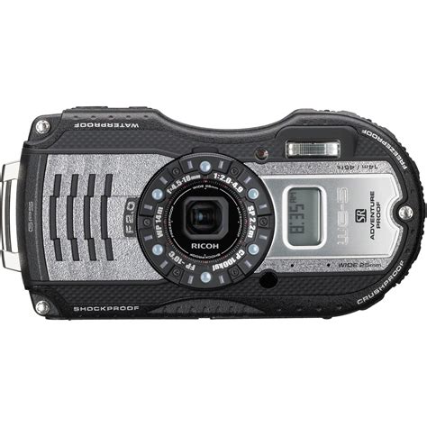 Ricoh WG-5 GPS Digital Camera (Gunmetal) 04653 B&H Photo Video