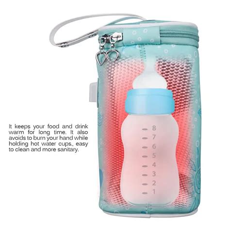 Portable USB Baby Bottle Warmer Milk Travel Cup Warmer Heater Infant ...