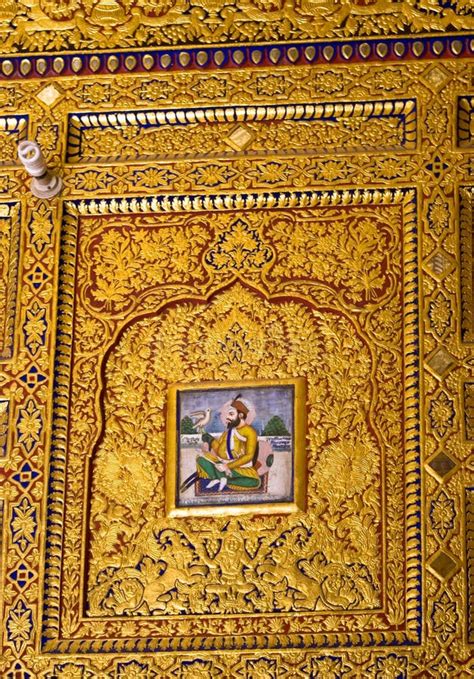 Golden Temple Architecture Details at Nanded,India Editorial ...