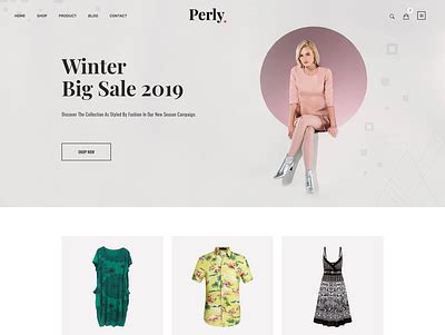 Ecommerce Shopify Template designs, themes, templates and downloadable graphic elements on Dribbble