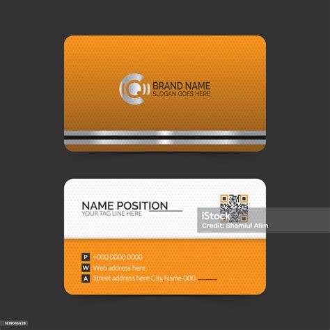 Professional Corporate Business Card Layout Stock Illustration ...