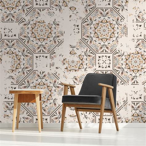 Moroccan Floral Pattern Wallpaper - custom wallpapers by Wallvy ...