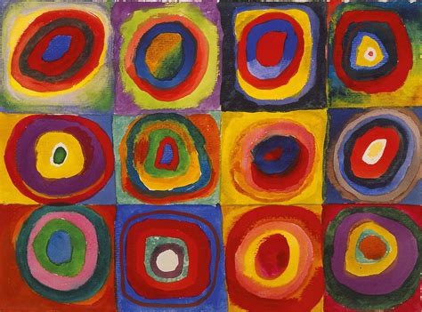 Wassily Kandinsky — Color Study. Squares with Concentric Circles, 1913