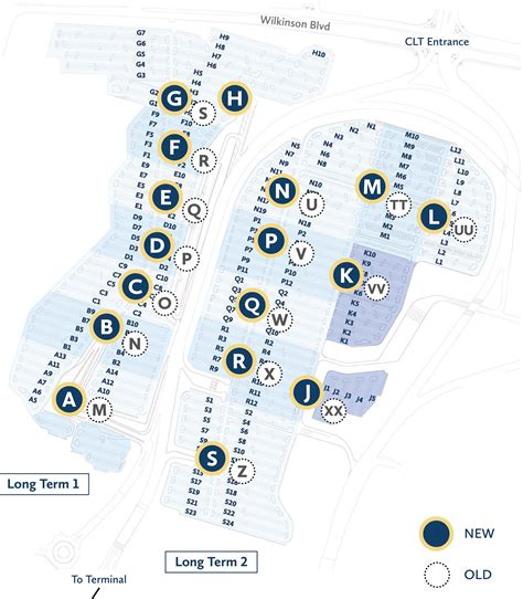 Long term parking at CLT airport - Lot 1 | 2 Charlotte Douglas International Airport