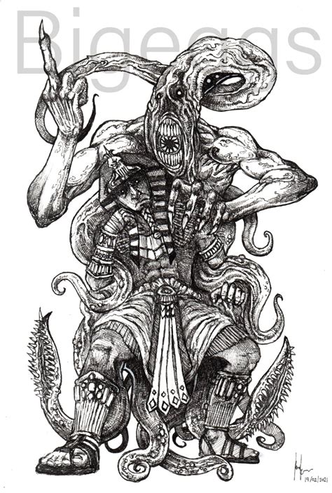 Nyarlathotep "The Black Pharaoh" : r/Lovecraft