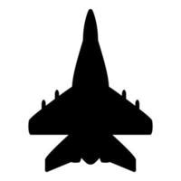 Fighter Jet Plane Vector Clipart