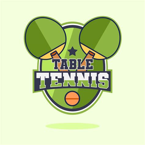 tennis table logo vector lllustration 5348239 Vector Art at Vecteezy