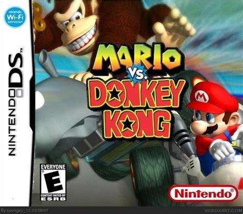 Mario VS Donkey Kong Nintendo DS Box Art Cover by spongejr_12