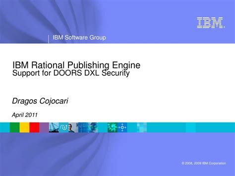 PPT - IBM Rational Publishing Engine Support for DOORS DXL Security PowerPoint Presentation - ID ...