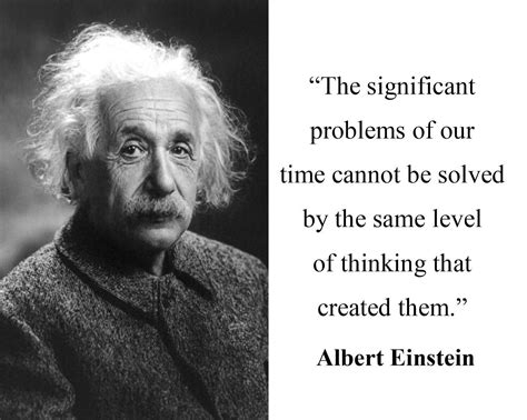 Albert Einstein "level of thinking" Quote 8 x 10 Photo Photograph Picture #hb1 | #4556391776