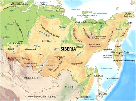 Siberia map