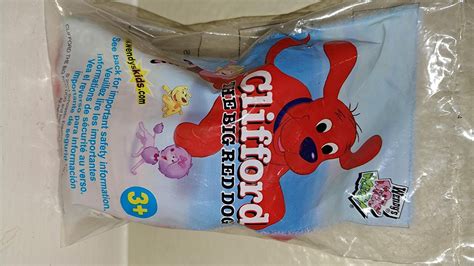 2003 Wendy's Kids Meal Toy Scholastic Inc. Clifford The Big Red Dog - Fast Food Collectible ...