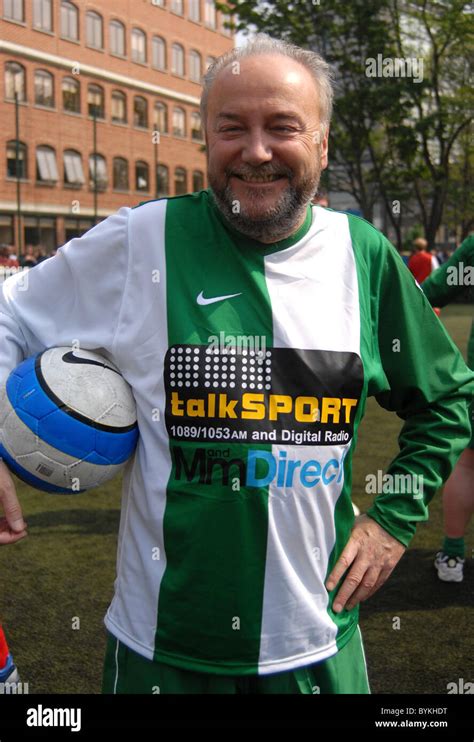 George Galloway Talksport football match - former footballers take part in a kichabout as radio ...