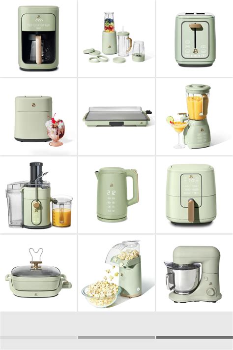 Beautiful Sage Green Small Kitchen Applicances by Drew Barrymore at ...