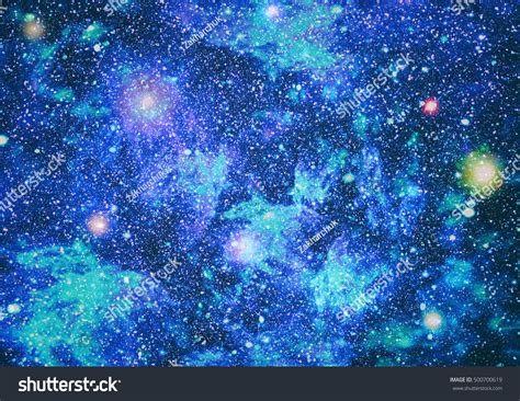 Blue Nebula Background Stars Stock Illustration 500700619 | Shutterstock