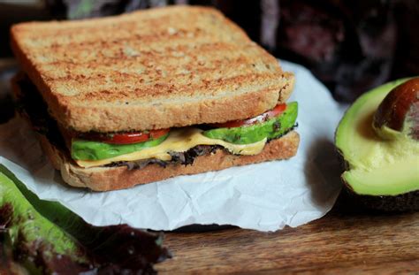 Avocado Tomato Grilled Cheese Sandwich Recipe by Archana's Kitchen