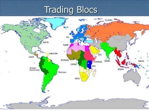 Trade blocs - levelatila