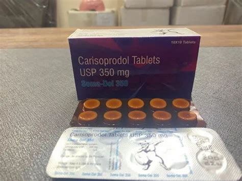 Soma Carisoprodol 350 Mg Tablets, 10, Treatment: Muscle Relaxer at Rs 50/strip in Karimganj