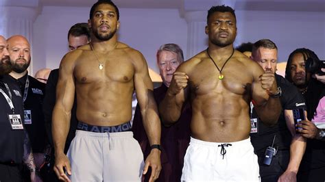 Anthony Joshua vs Francis Ngannou net worth combined: How much money do ...