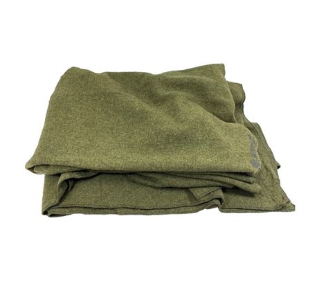 US Wool Army Blanket, OD, Air-Sealed - Omahas Army Navy Surplus