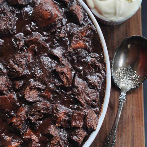 Chocolate Bread Pudding Recipe - Andrew Zimmern