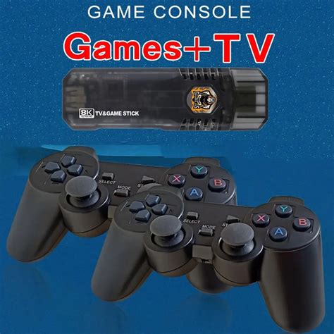 X8-Android-TV-Box-8K-Game-Console-Double-System-Quad-core-Wireless-Controller-Game-Stick ...