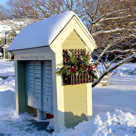 community mailbox houses - Google Search | Outdoor structures, Cluster mailboxes, Outdoor decor