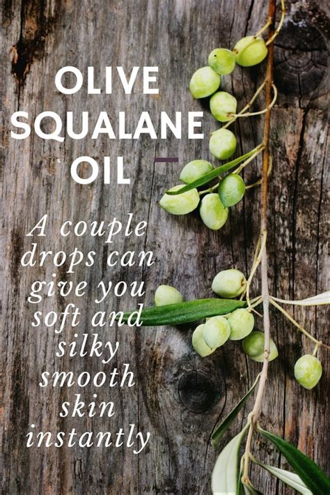 Olive Squalane Oil Benefits for Skin - Silky Skin Forever