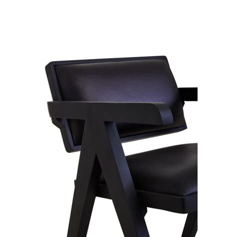 Black Leather Armchair