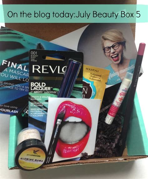 Beauty Box Five Unboxing:July Edition - Crazy Beautiful Makeup & Lifestyle