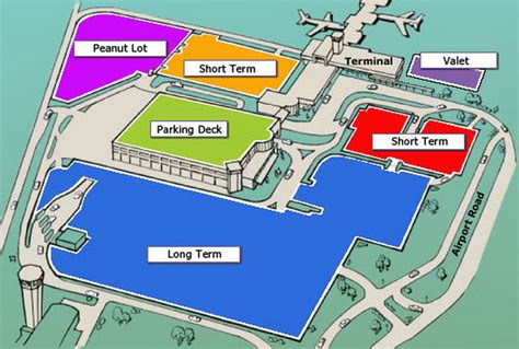 Airport Parking Map - little-rock-airport-parking-map.jpg