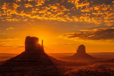 Monument Valley Arizona Mitten Sunrise Fine Art Print | Photos by ...