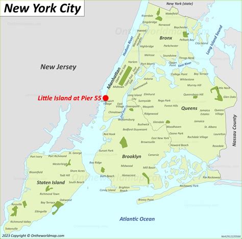 Little Island at Pier 55 Map | New York, U.S. | Detailed Maps of Little Island @Pier55