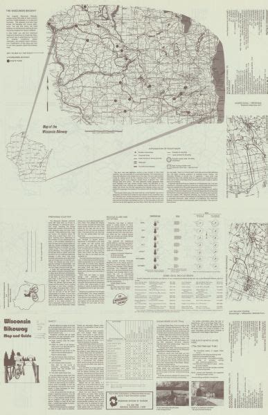 Wisconsin Bikeway Map and Guide | Map or Atlas | Wisconsin Historical ...