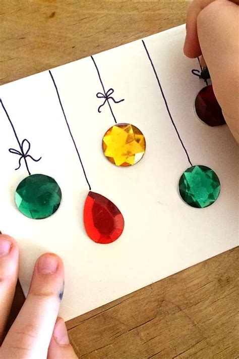 Easy DIY Christmas Card Craft | Christmas card crafts, Easy christmas diy, Diy christmas cards