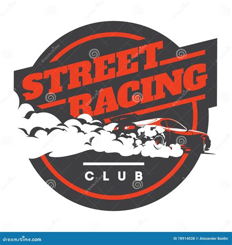 Drift Car Racing Vector Illustration, Drift Car Logo Vector,Drift, The Car Rides Sideways. Flat ...