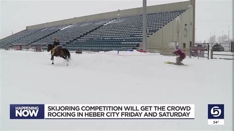 Unique cowboy and skiing sport on display in Heber City - YouTube