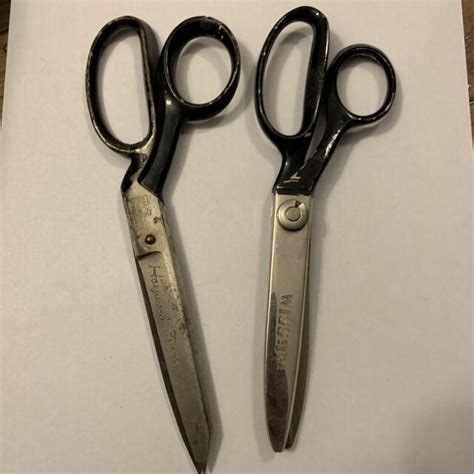 Vintage Lot Of 2 Wiss Scissors CB7LH & #28 In Laid Equity Made In USA | eBay