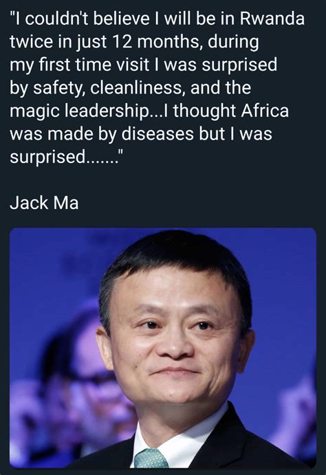 Alibaba CEO Jack Ma on Africa : facepalm