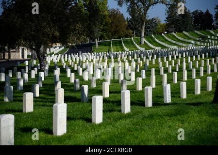 The Santa Fe National Cemetery, New Mexico, USA Stock Photo - Alamy