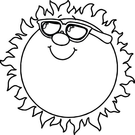 Sun And Clouds Coloring Pages at GetColorings.com | Free printable ...