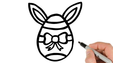 How to Draw an Easter Egg Easy - YouTube