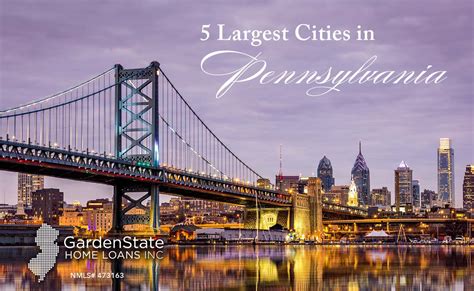 Largest Cities in Pennsylvania: The Top Five | Garden State Home Loans | NJ