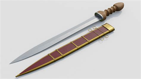 3D Gladius Hispaniensis Roman Sword - TurboSquid 2109849