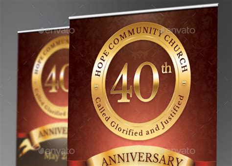 Church Anniversary Banner Template » Godserv Designs