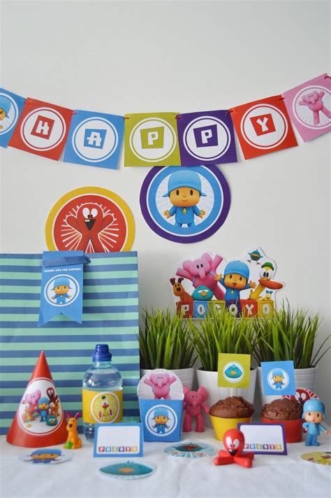 Pocoyo Printable Birthday Party - Pocoyo Party - Elly Birthday Party ...