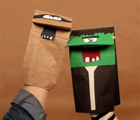 Halloween Paper Bag Puppets DIY: Fun and Easy Craft Tutorial